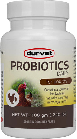 Durvet - Probiotics Daily For Poultry - 100gm