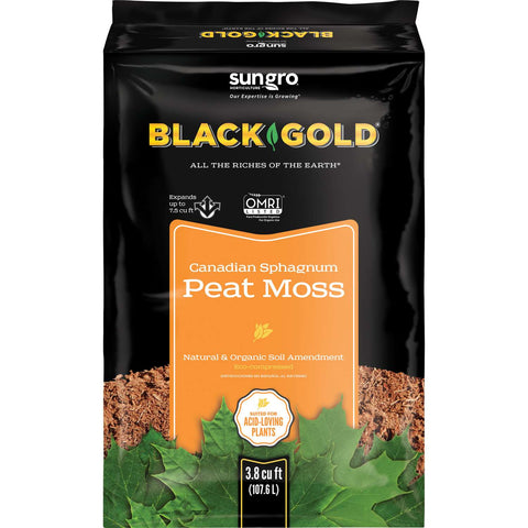 Black Gold -  Peat Moss - 3.8 cu ft
