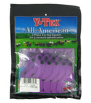 Y-Tex - Tag & Button 3 Star (76-100) Purple
