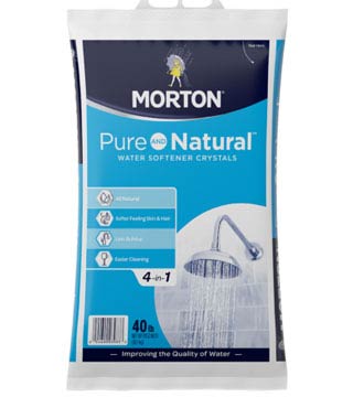 Morton - Pure And Natural Water Softener Crystals - 50 lb - (49/pallet)