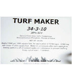 Turf Maker - Turf Fertilizer 34-3-10- 20% XCU - 50 lb