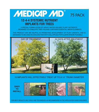 Medicap MD - 12-4-4 Systemic Tree Implants 3/8" - 75/pack