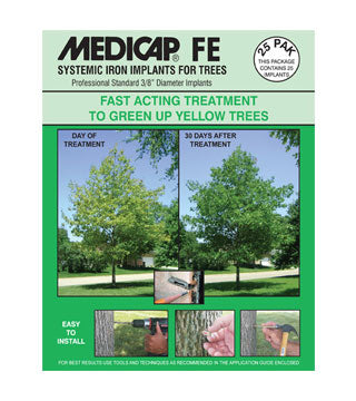 Medicap Fe - 12-4-4 Systemic Tree Implants - 1/2" - 25/pack