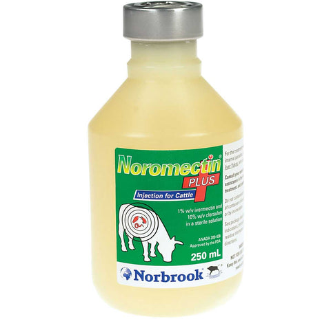 Norbrook - Noromectin/Bimectin Plus Injection (Green) - 250 ml - Steve Regan Company