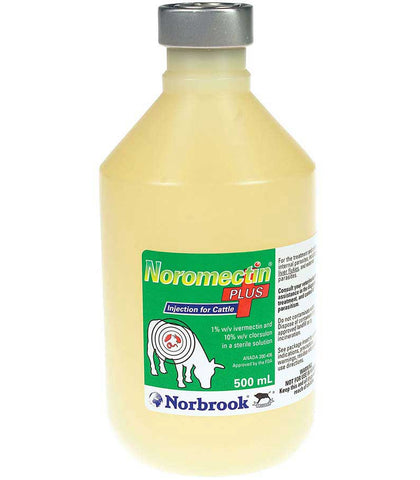 Norbrook - Noromectin/Bimectin Plus Injection (Green) - 500 ml - Steve Regan Company