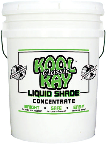 Continental Products - Kool Ray White Classic Shade - 5 Gallon
