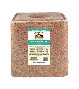 Redmond - Trace Mineral Salt Block - 44 lb