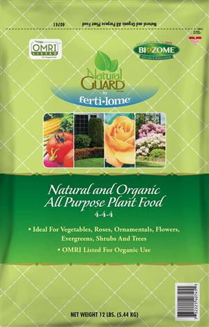 Natural Guard - Organic A/P Fertilizer - 4-4-4 - 12 lb.