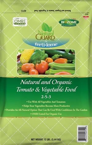 Natural Guard - Tomato & Vegetable Food 2-5-3 - 12 lb.