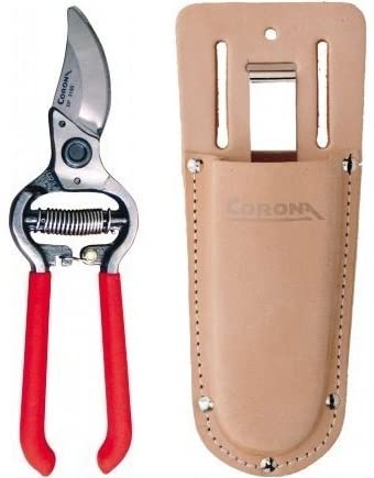 Corona - Classic Cut Bypass Pruner  w/ Leather Scabbard - 1"