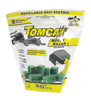 Tomcat - Mouse Killer Refillable Bait Station - 8 oz.