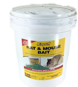 Kaput - Rat & Mouse Bait - 150 Pack Pail