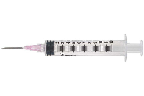 Syringe - 12cc with 18ga x 1" Needle - 12 cc - Steve Regan Company