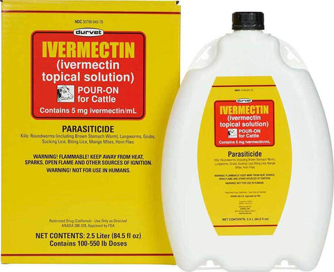 Ivermectin - Pour On - 2.5 ltr (haz)