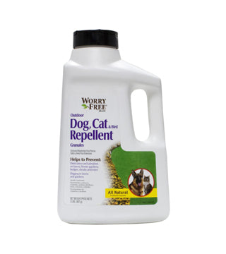 Worry Free - Dog, Cat and Bird Repellant Granules - 2 lb.