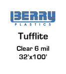 Berry Plastics - Tuff Lite IV, 6 MIL - Clear 32' X100' (#615704)
