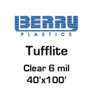 Berry Plastics - Tuff Lite IV, 6 MIL - Clear 40' X100' (#615879)