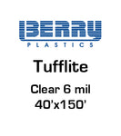 Berry Plastics - Tuff Lite IV, 6 MIL - Clear 40' X150' (#615909)