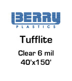 Berry Plastics - Tuff Lite IV, 6 MIL - Clear 40' X150' (#615909)