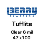 Berry Plastics - Tuff Lite IV, 6 MIL - Clear 42' X100' (#615973)
