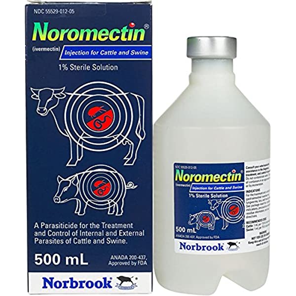 Norbrook - Noromectin Injection 1% (Blue) - 500 cc – Steve Regan Company