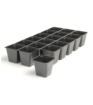 planter plastic insert Landmark - 35SPXD 3.5" Extra Deep 18 Count Sheet Of Pots
