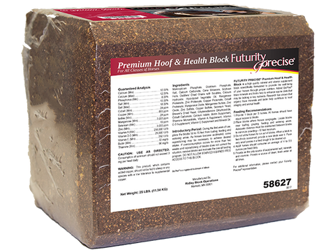 Futurity Precise - Mineral block - Hoof Health (Red Label) - 25 lb.