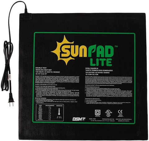 Sunpack- 45 Watt Sun Pad Lite Seedling Mat 20.75" x 20.75"