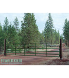 Powder River - Gate - Classic HD - 14' - Lever Latch - Green