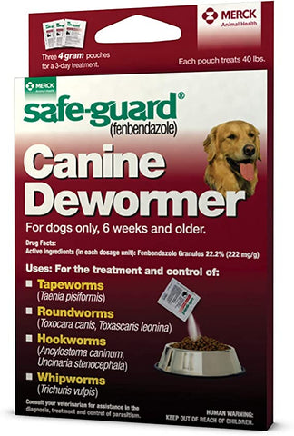 Merck - SafeGuard Canine Dewormer Dogs - 40 lb