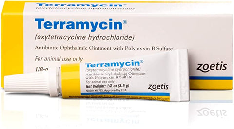 Zoetis - Terramycin Opthalmic Ointment - 1/8 oz (3.5 g) tube (Rx)