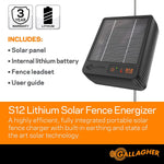 Gallagher -  Energizer -S12 - Solar