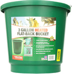 Farm Innovators/Allied - Heated Bucket -  Flat Back - 3 Gallon (12 qt.)