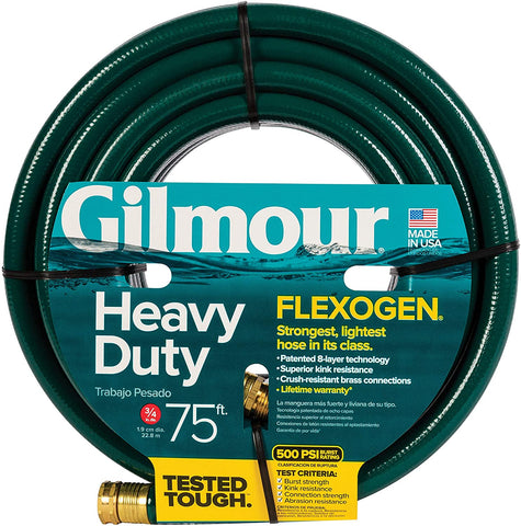 Gilmour - Flexo 3/4"x75' Heavy Duty - 500psi Green