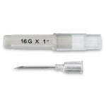 Needle - Disposable - Alum Hub - 16 Gauge x 1"
