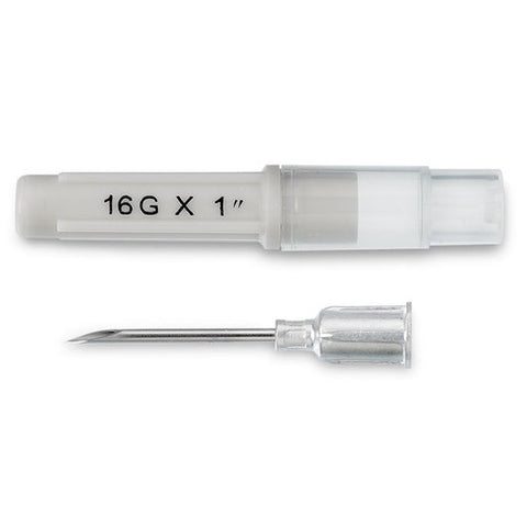 Needle - Disposable - Alum Hub - 16 Gauge x 1-1/2"