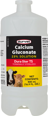 Calcium Gluconate 23% - 500 cc - Steve Regan Company