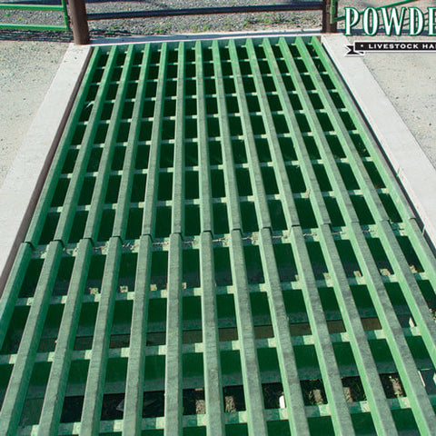 Powder River - Cattle Guard - 8'x12' - H-20 - Green