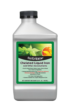 Fertilome - Chelated Liquid Iron & other Micronutrients - qt.