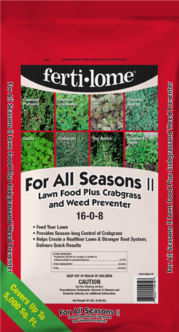 Fertilome - For All Seasons II - 16-0-8 - 20 lb.