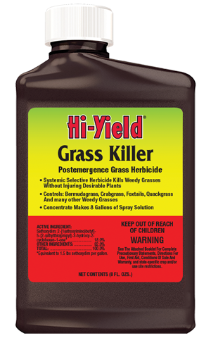 Hi-Yield - Grass Killer Post Emergence Grass Herbicide - 8 oz.