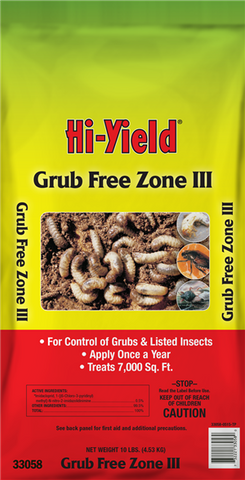 Hi-Yield - Grub Free Zone III - .5% Imidacloprid - 5.5M - 10 lb.