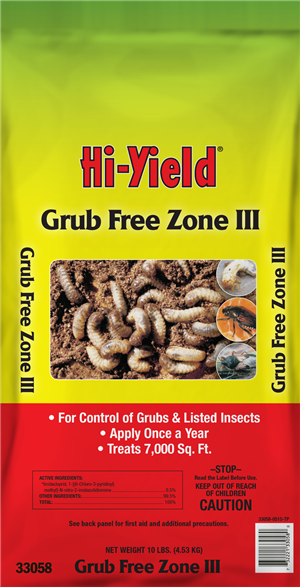 Hi-Yield - Grub Free Zone III - .5% Imidacloprid - 5.5M - 10 lb