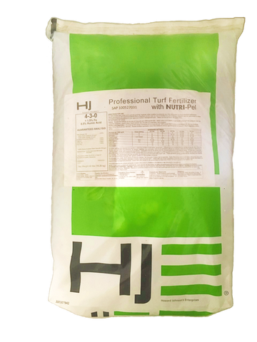 HJE - Nutri-Pel 4-3-0 - 1.5%(Fe) - 1%(S) - 40 lbs