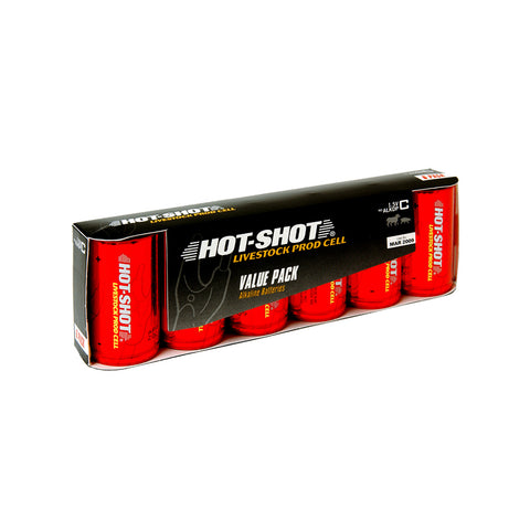 Hot Shot/Energizer - Alkaline Battery (6 pack) - Red