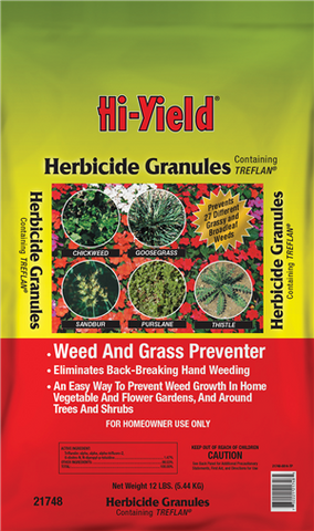 Hi-Yield - Herbicide Granules Weed and Grass Preventer - 15 lb.