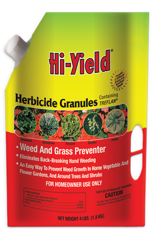Hi-Yield - Herbicide Granules Weed and Grass Preventer - 4 lb. (#22742 )