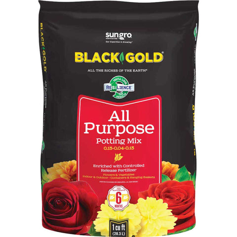 Black Gold - All Purpose Soil - 1 cu. ft.