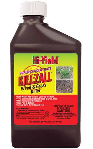 Hi-Yield - Super Concentrate Killzall - Weed & Grass Killer 41% - 1 pt.