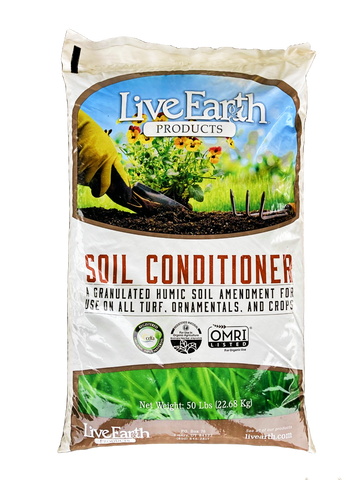 Live Earth - 45% Soil Conditioner (Granular Humates) - 50 lb.